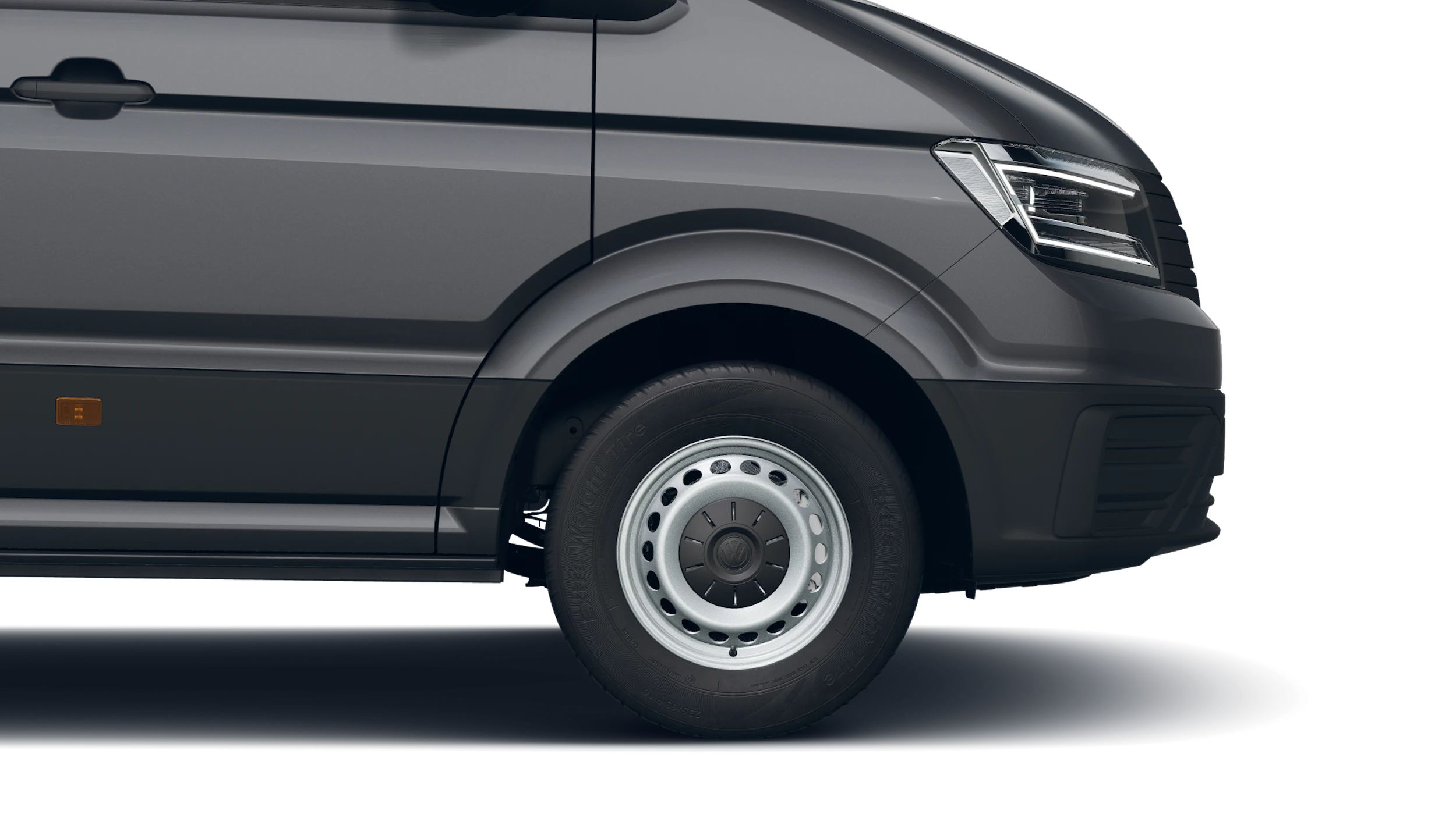 Indium Grey -tummanharmaa metalliväri Volkswagen Crafter 2026 kuva 9.