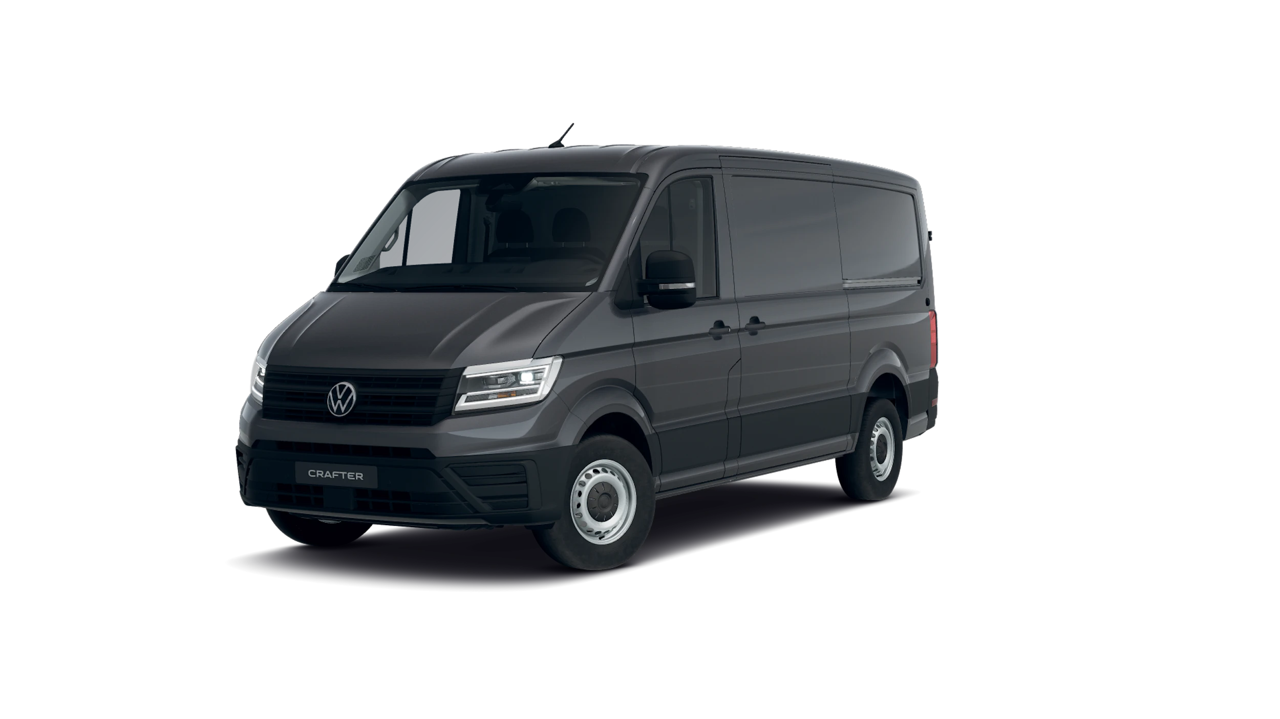 Indium Grey -tummanharmaa metalliväri Volkswagen Crafter 2026 kuva 3.