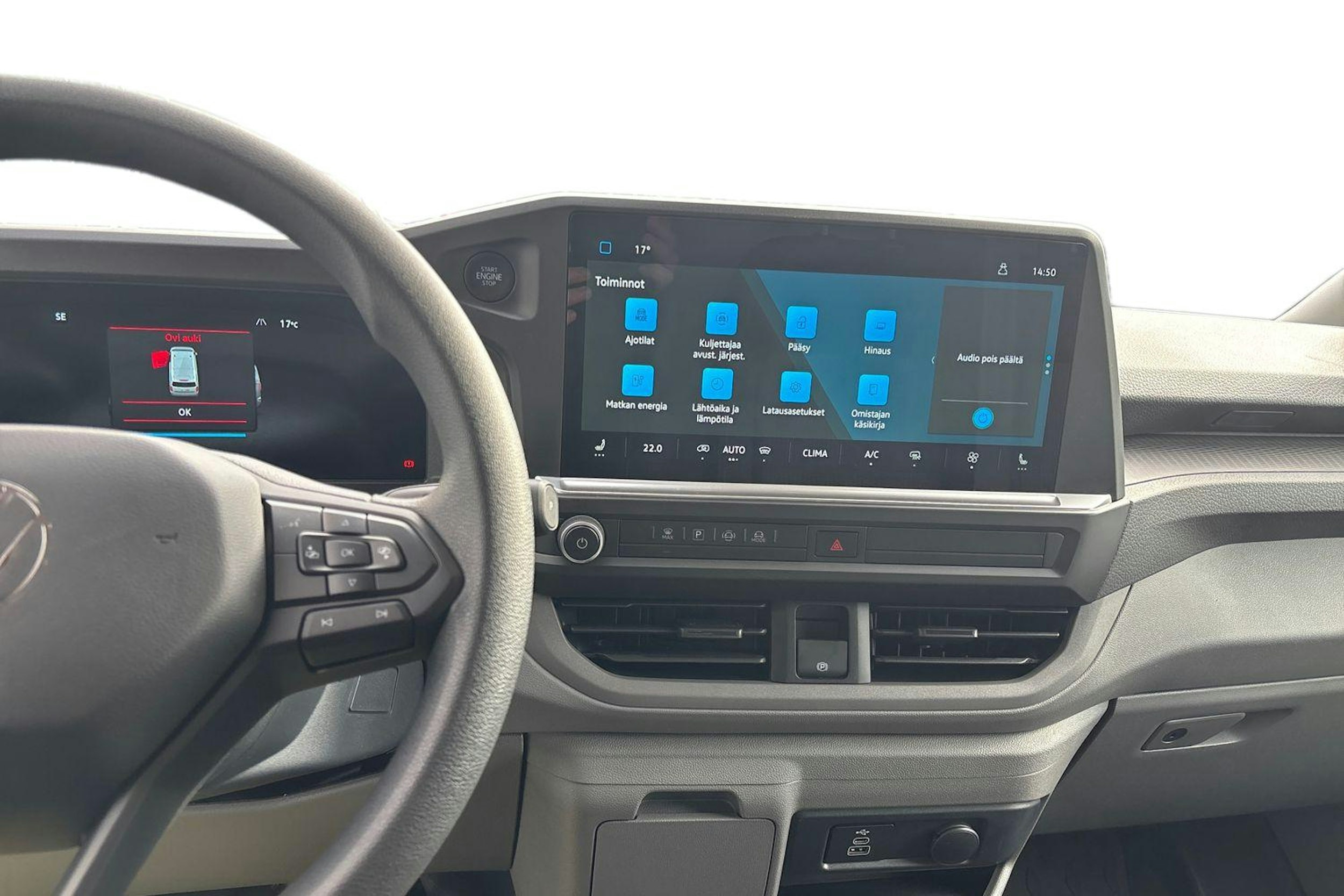 Valkoinen Volkswagen e-Transporter 2025 kuva 9.