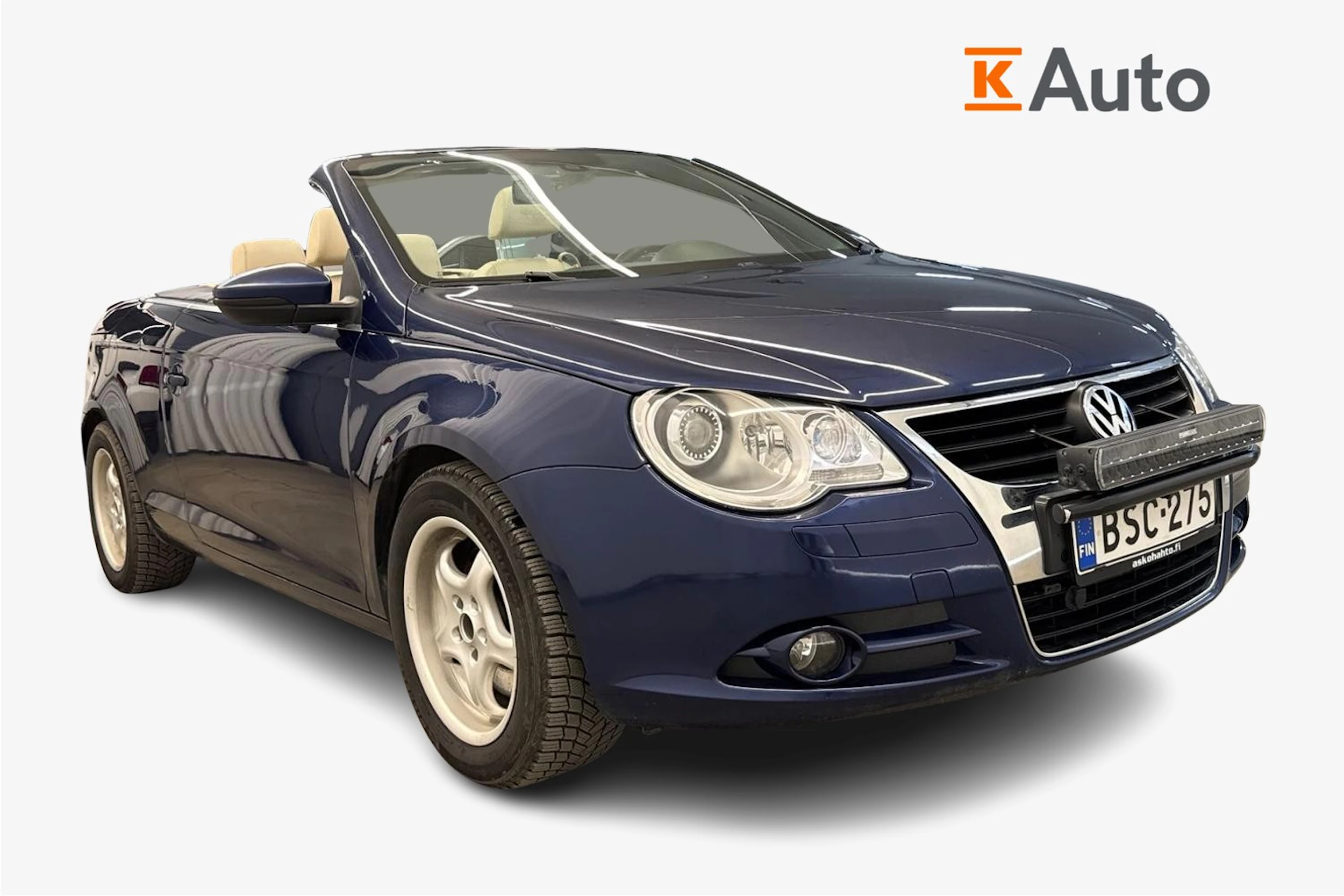 Sininen Volkswagen Eos 2007 kuva 1.