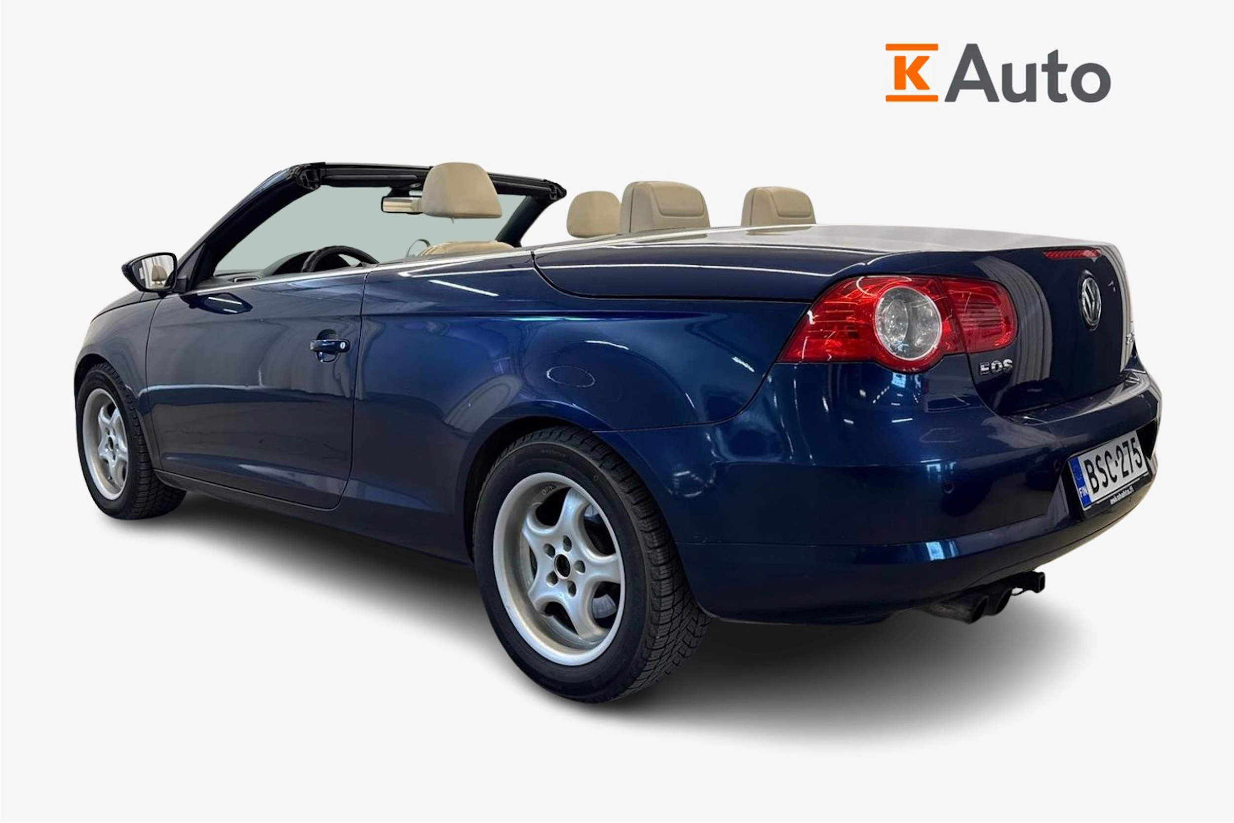 Sininen Volkswagen Eos 2007 kuva 2.