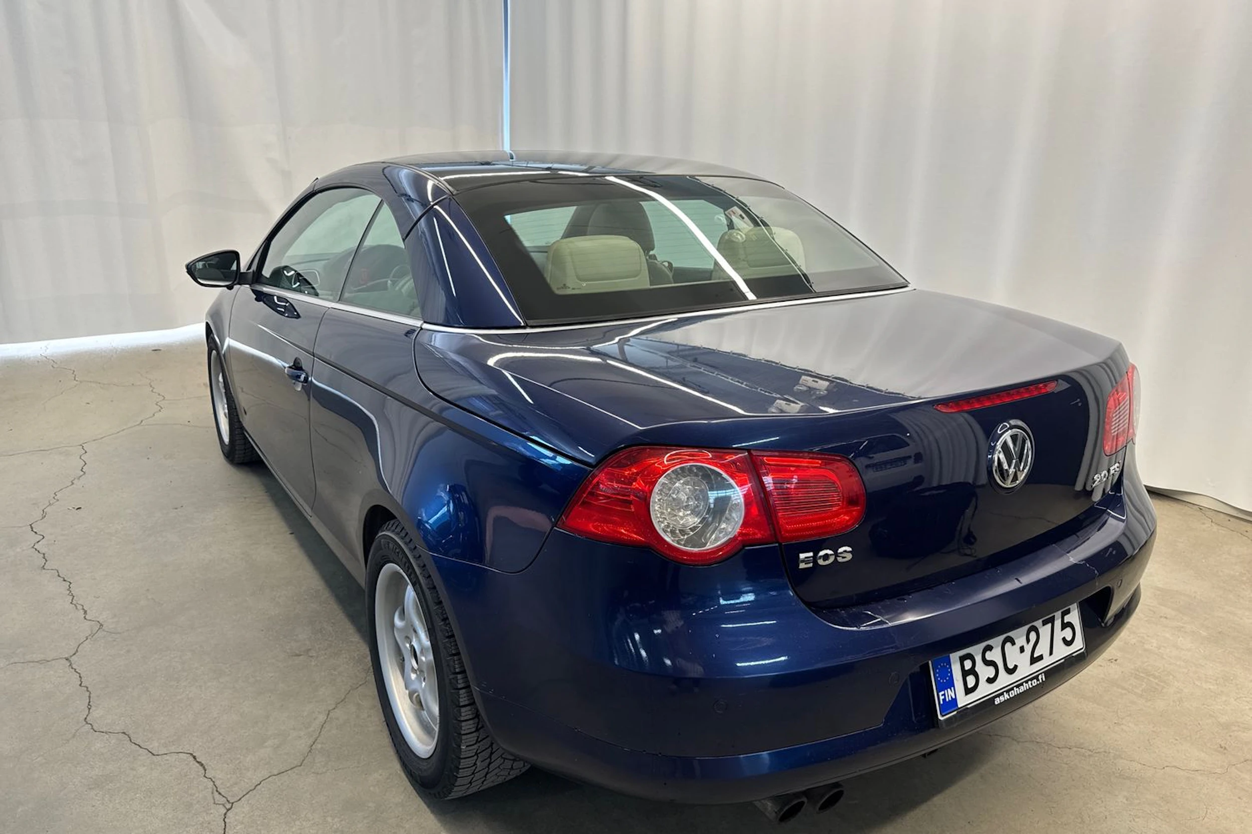 Sininen Volkswagen Eos 2007 kuva 27.