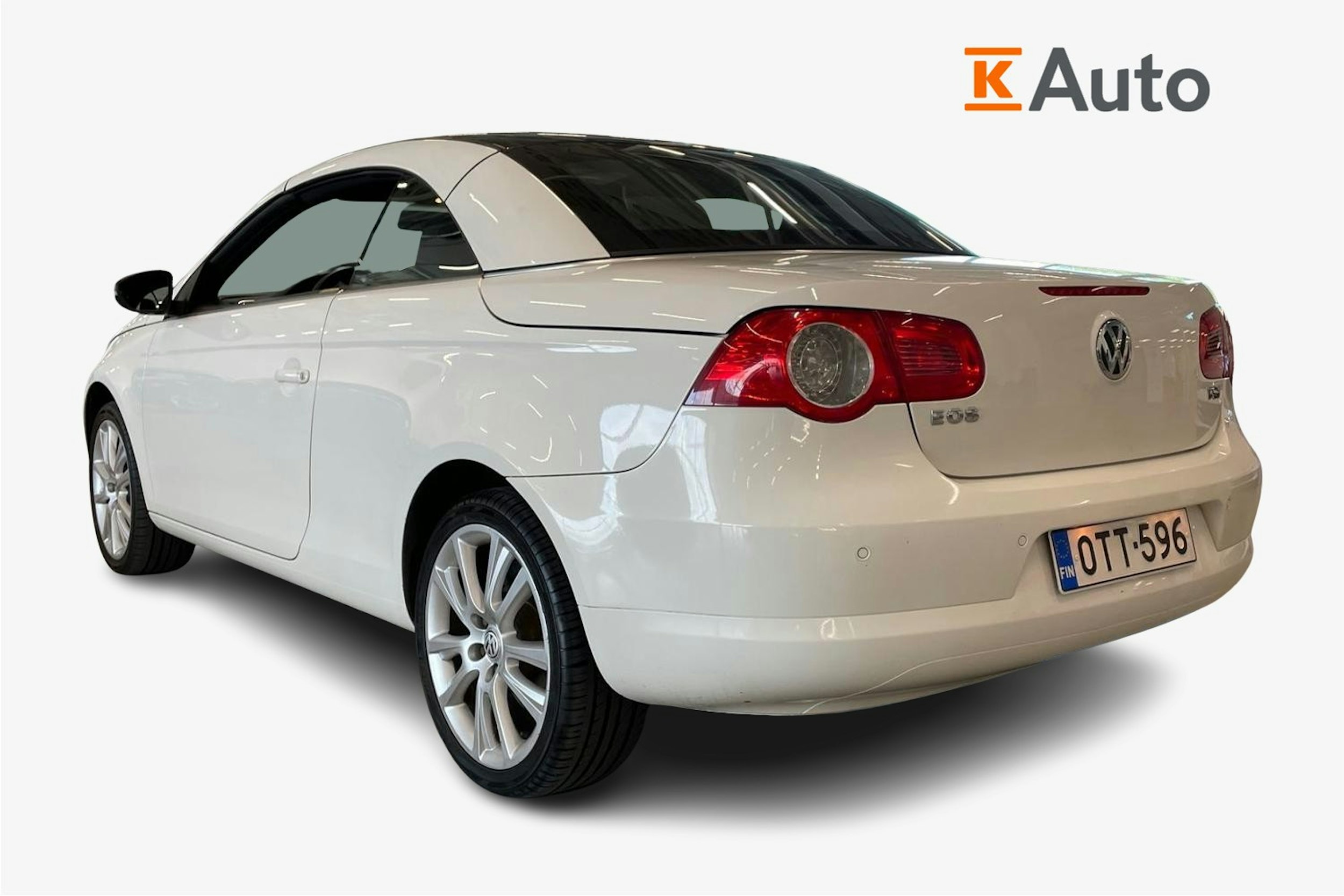 valkoinen Volkswagen Eos 2008 kuva 2.