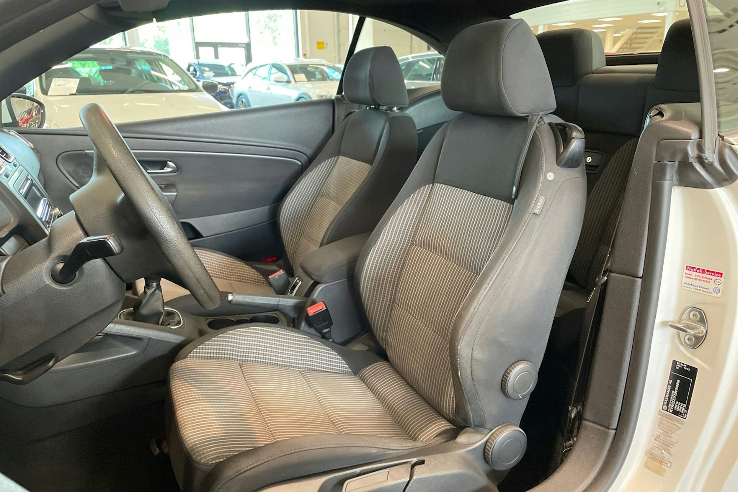 valkoinen Volkswagen Eos 2008 kuva 14.