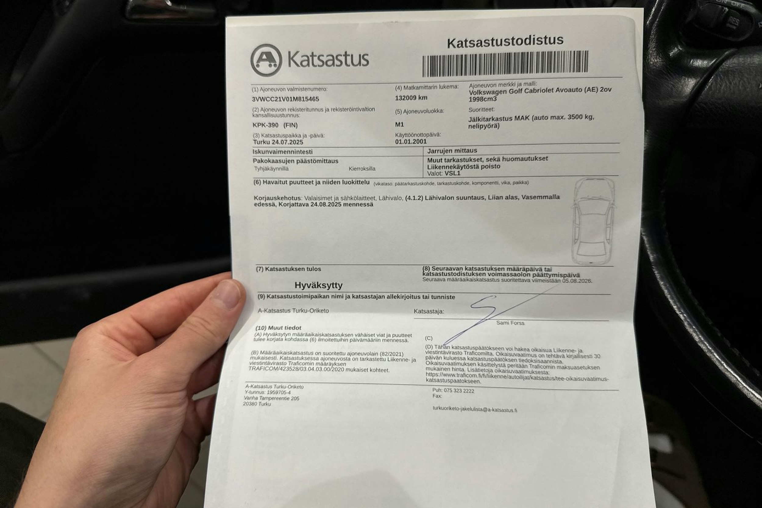 harmaa Volkswagen Golf 2001 kuva 29.