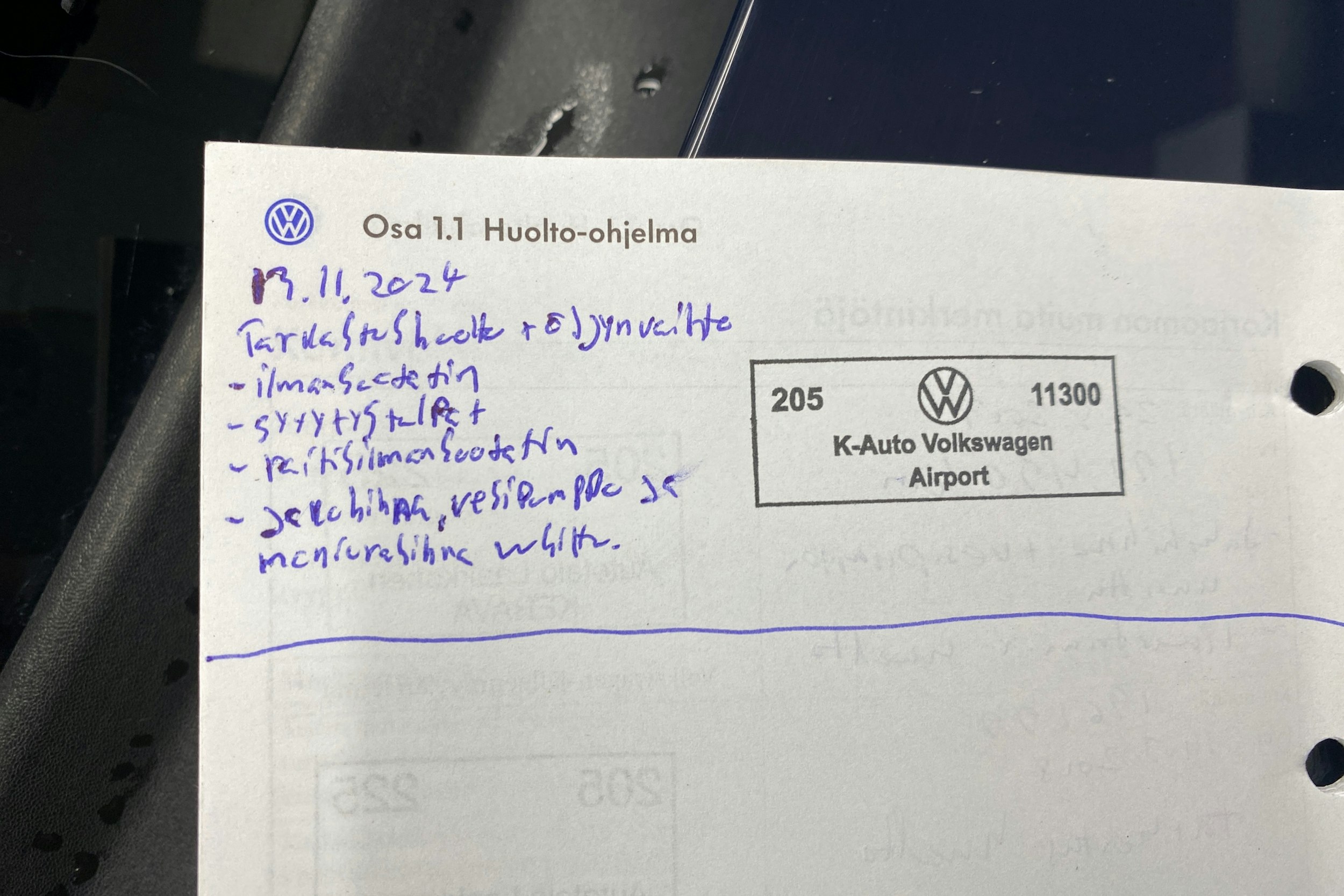 sininen Volkswagen Golf 2003 kuva 26.