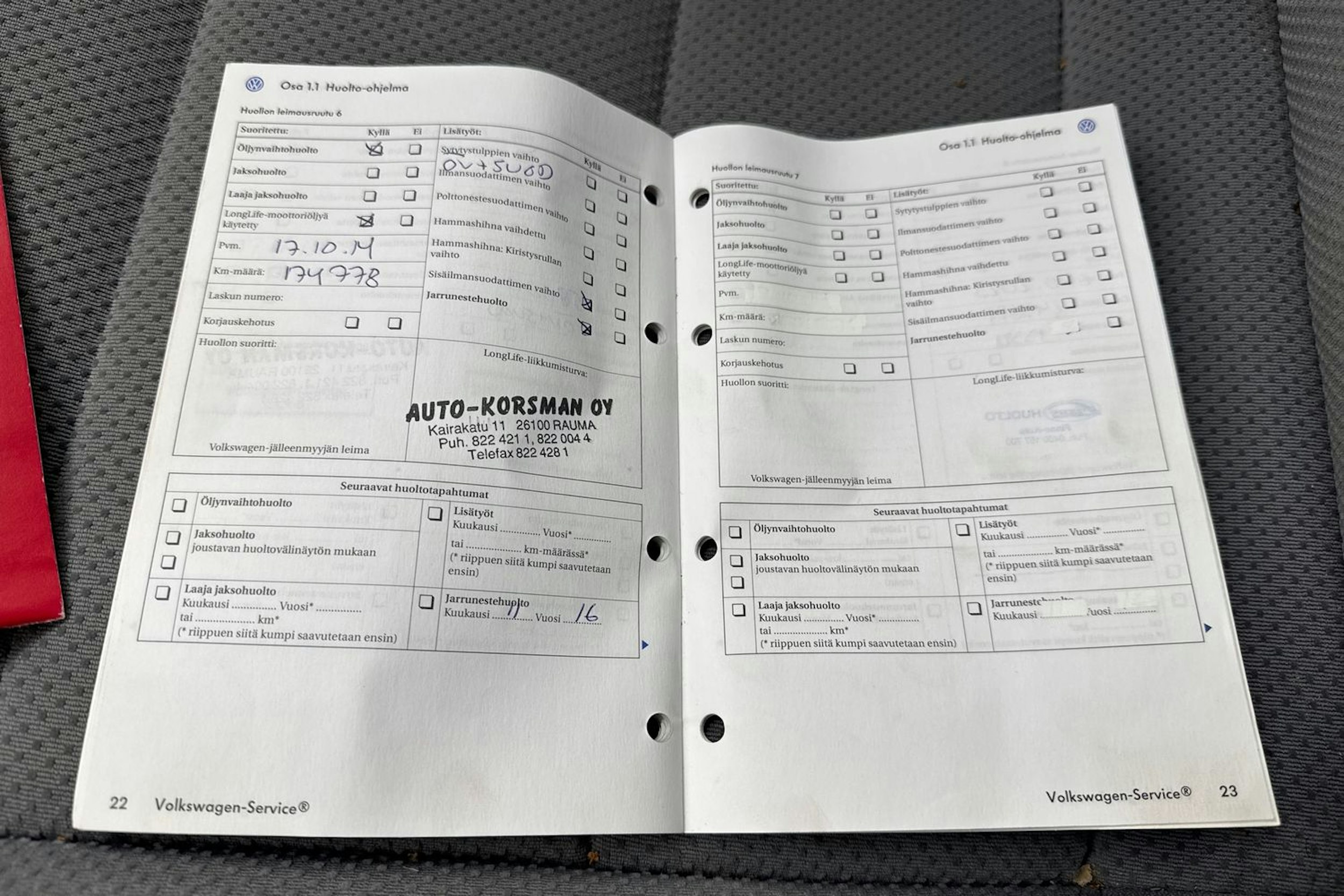 Sininen Volkswagen GOLF 2005 kuva 37.