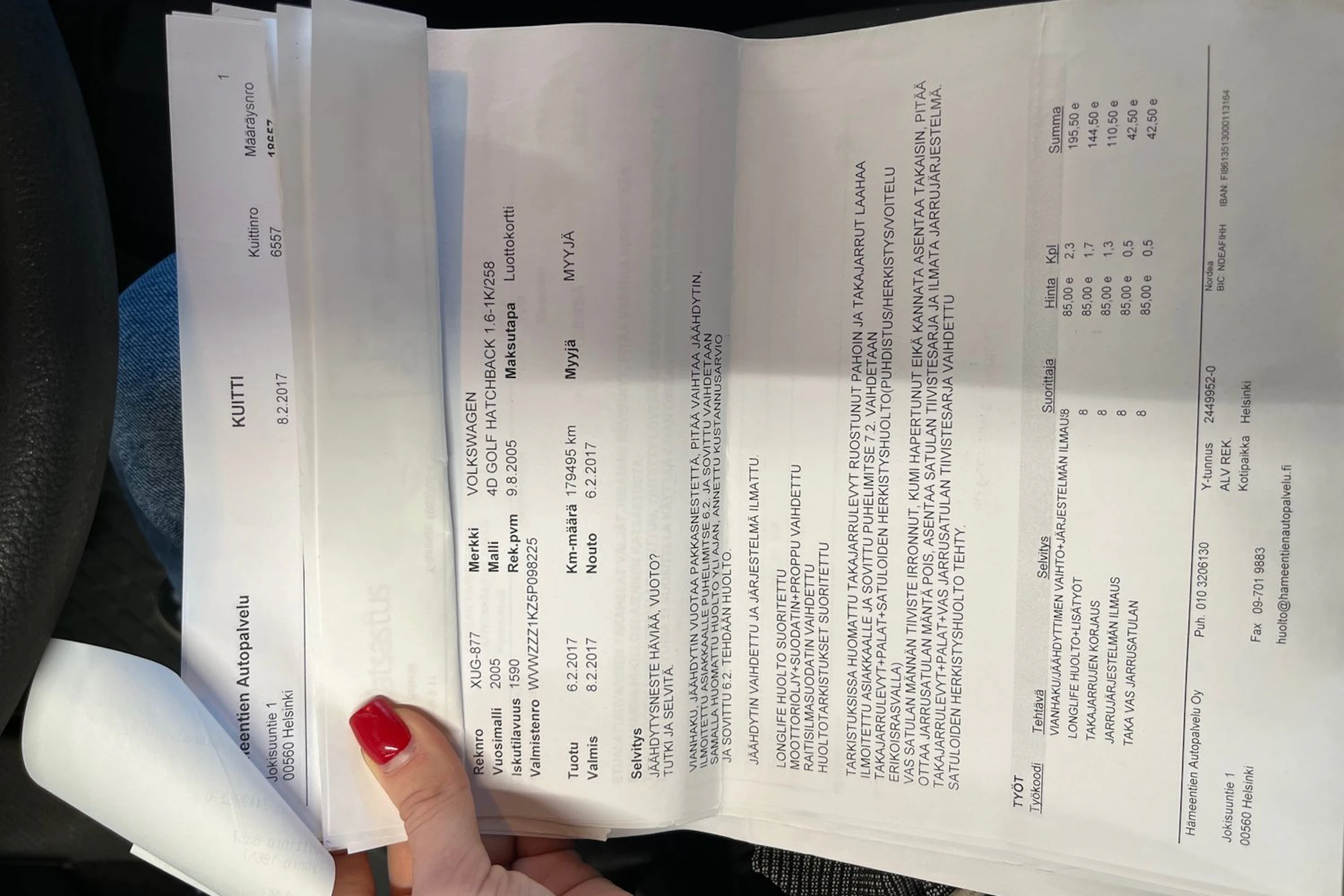 sininen Volkswagen Golf 2005 kuva 24.