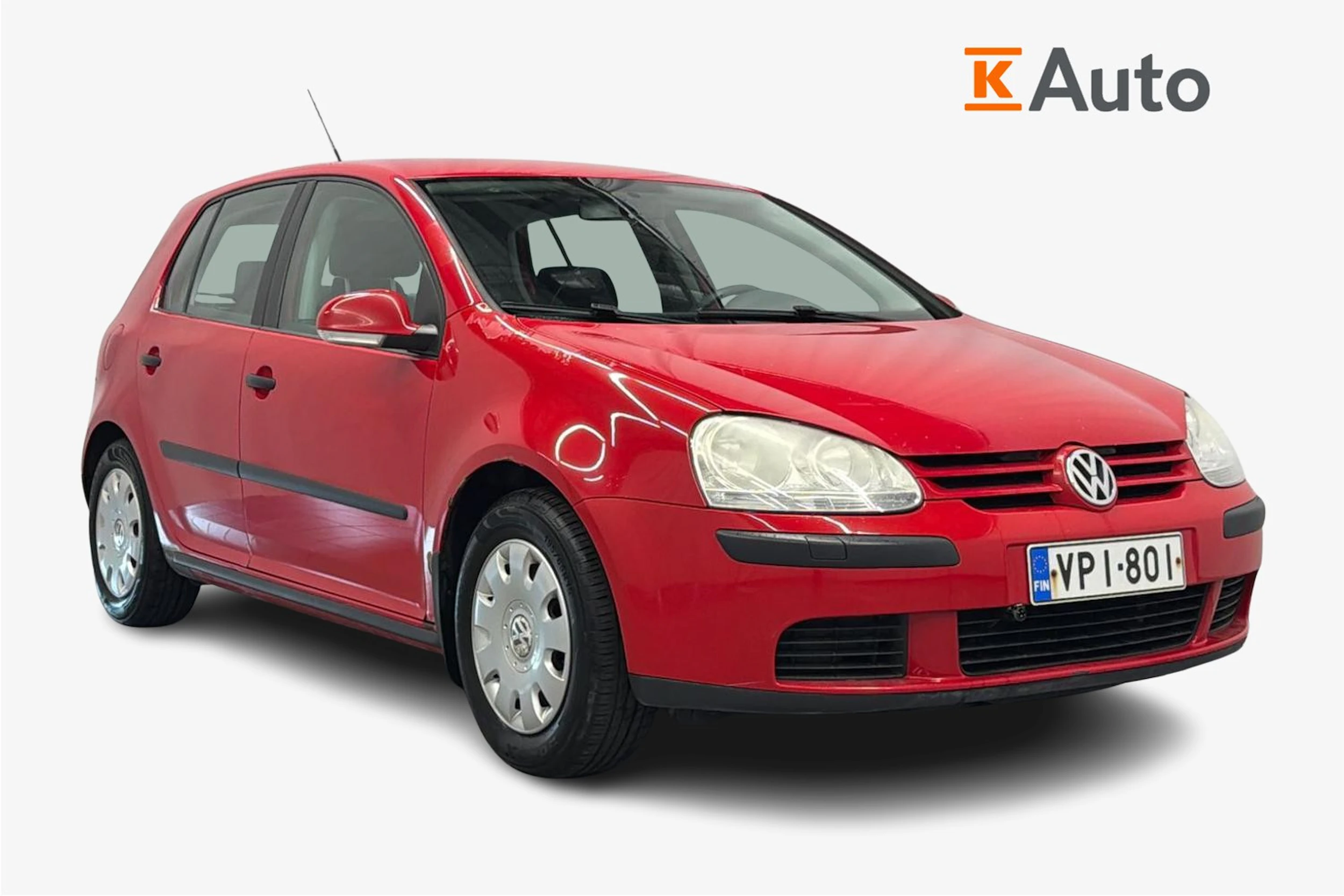punainen Volkswagen Golf 2006 kuva 1.
