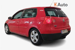 punainen Volkswagen Golf 2008 kuva 2.