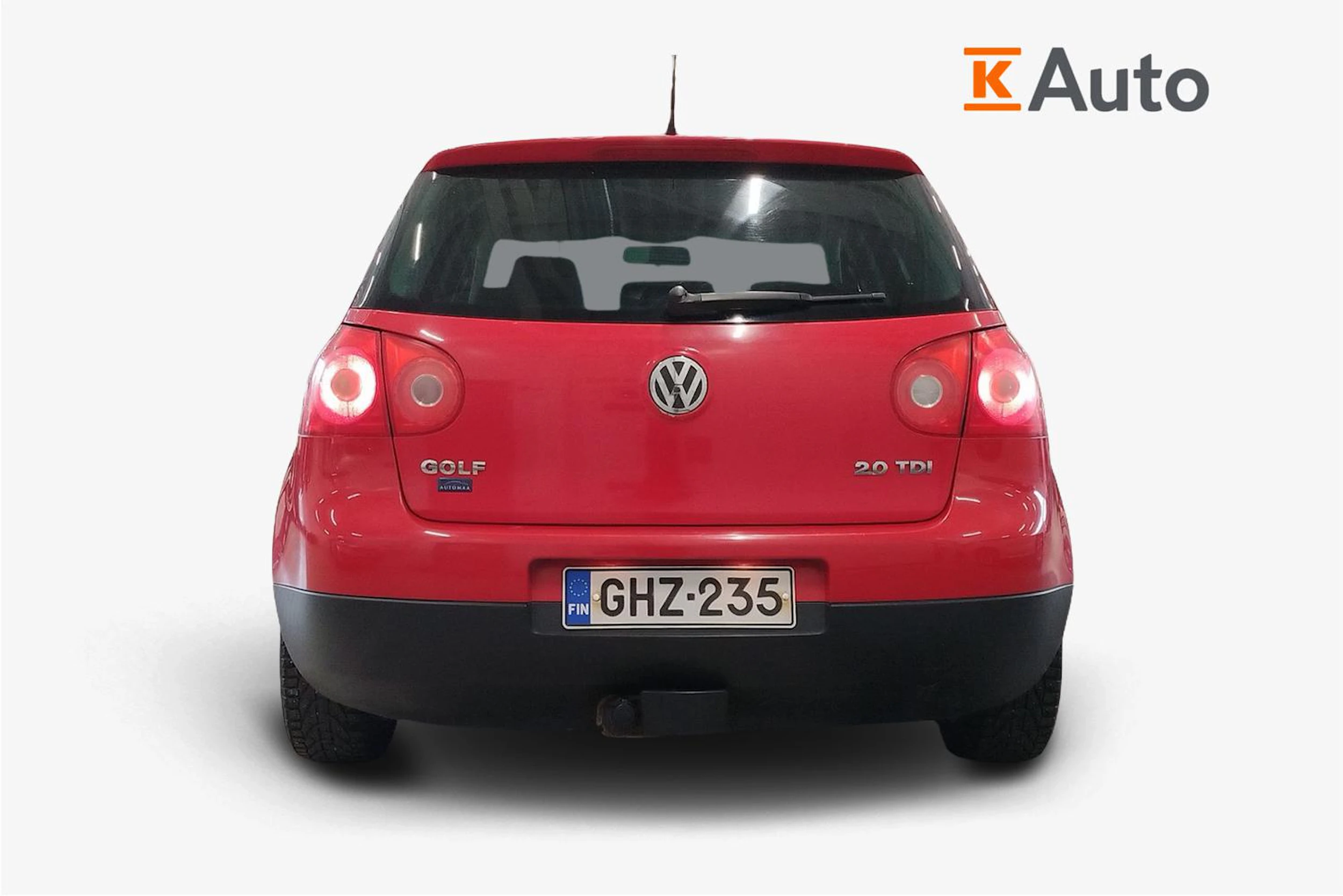 punainen Volkswagen Golf 2008 kuva 3.