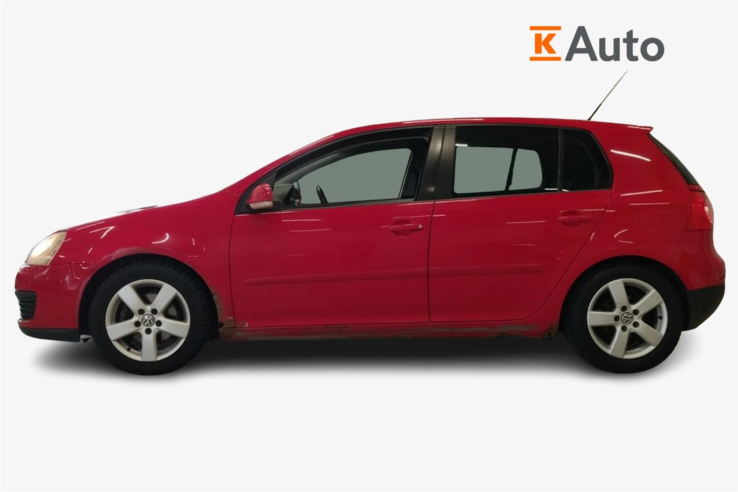 punainen Volkswagen Golf 2008 kuva 5.