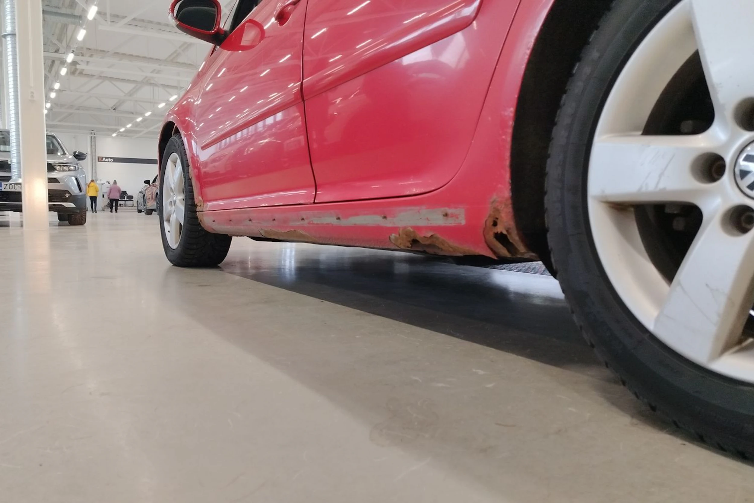 punainen Volkswagen Golf 2008 kuva 12.