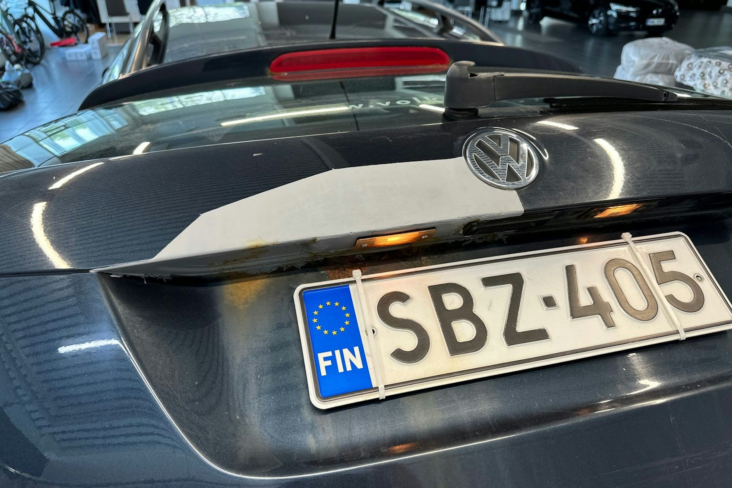 sininen Volkswagen Golf 2008 kuva 18.