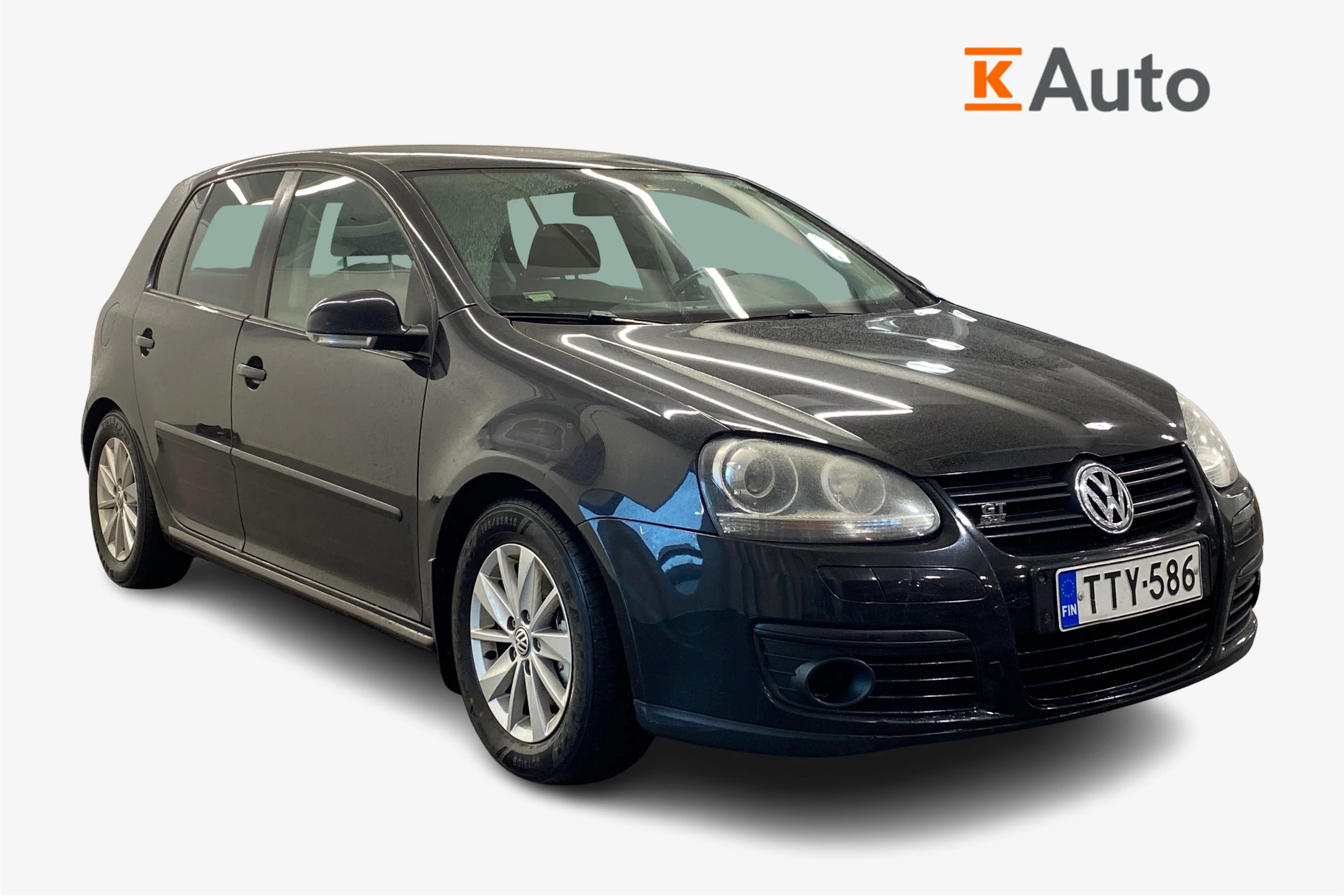 musta Volkswagen Golf 2008 kuva 1.