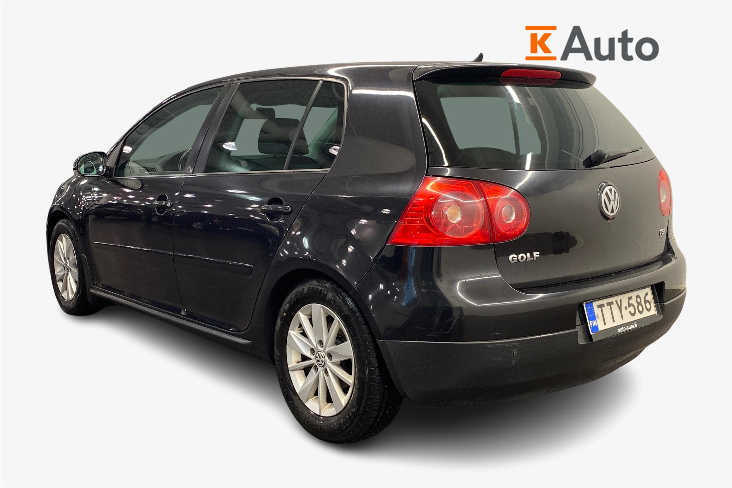 musta Volkswagen Golf 2008 kuva 2.