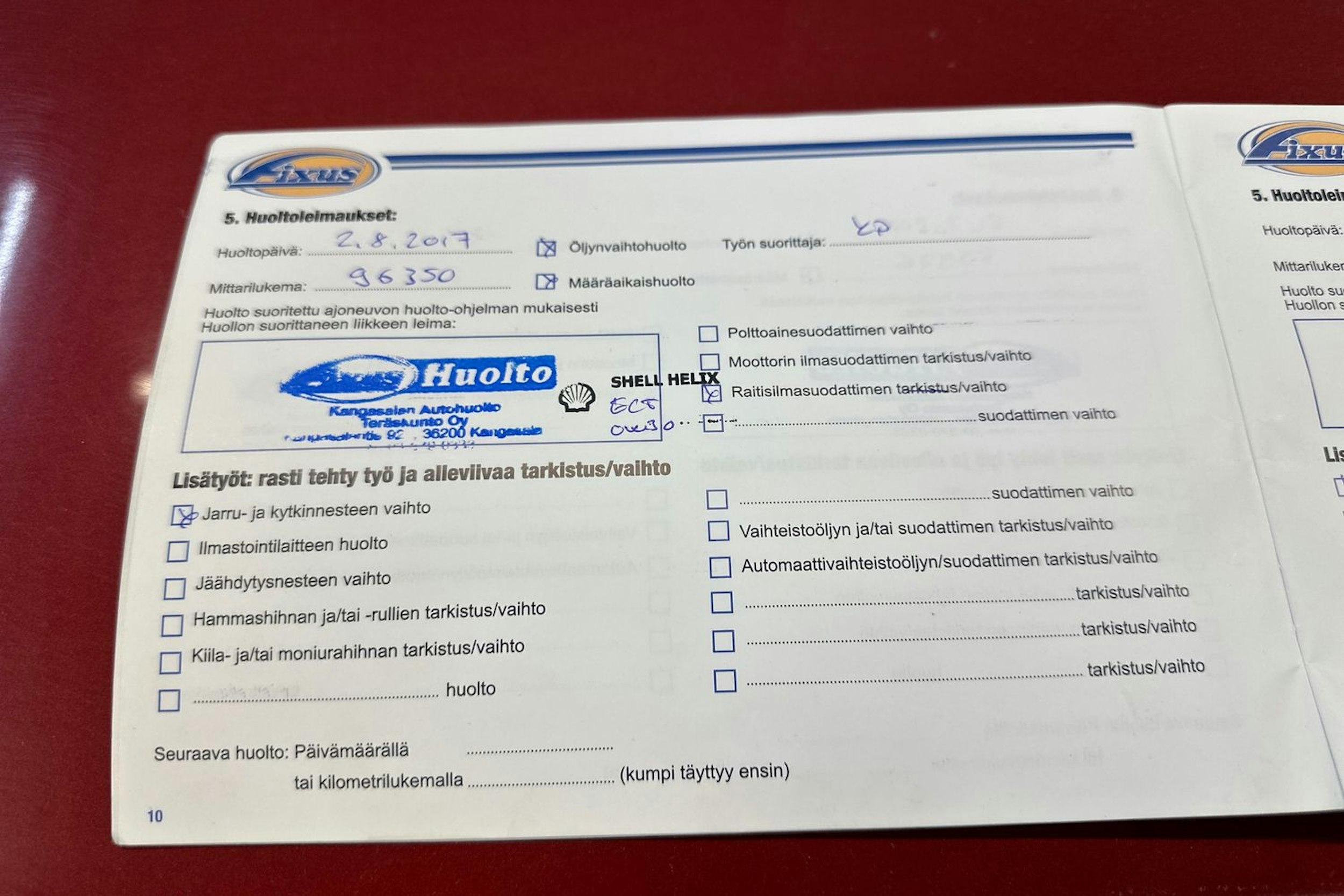 Punainen Volkswagen GOLF 2008 kuva 24.