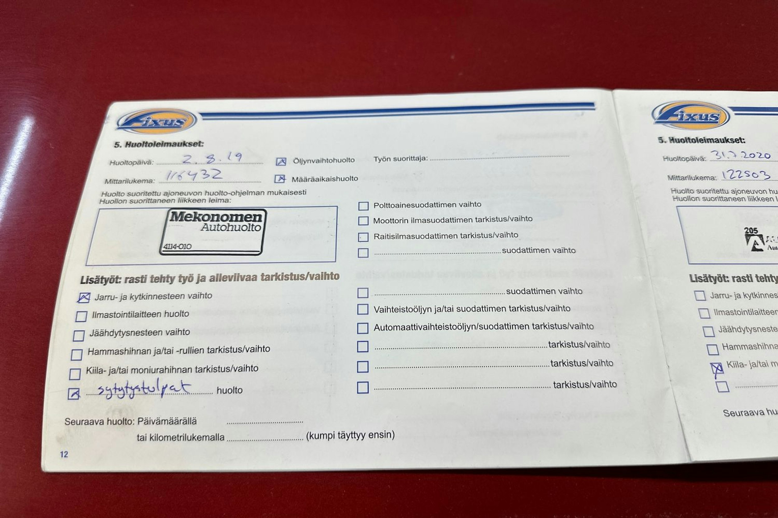 Punainen Volkswagen GOLF 2008 kuva 26.