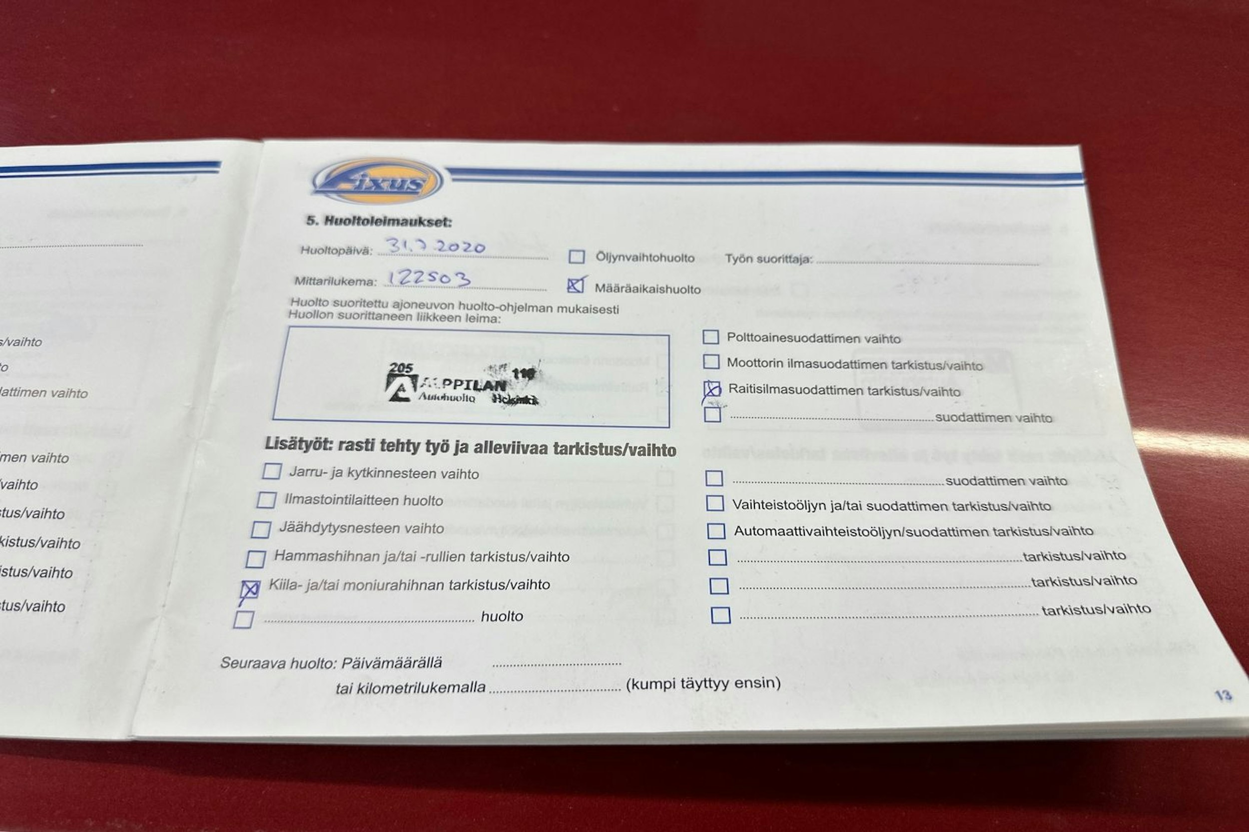 Punainen Volkswagen GOLF 2008 kuva 27.