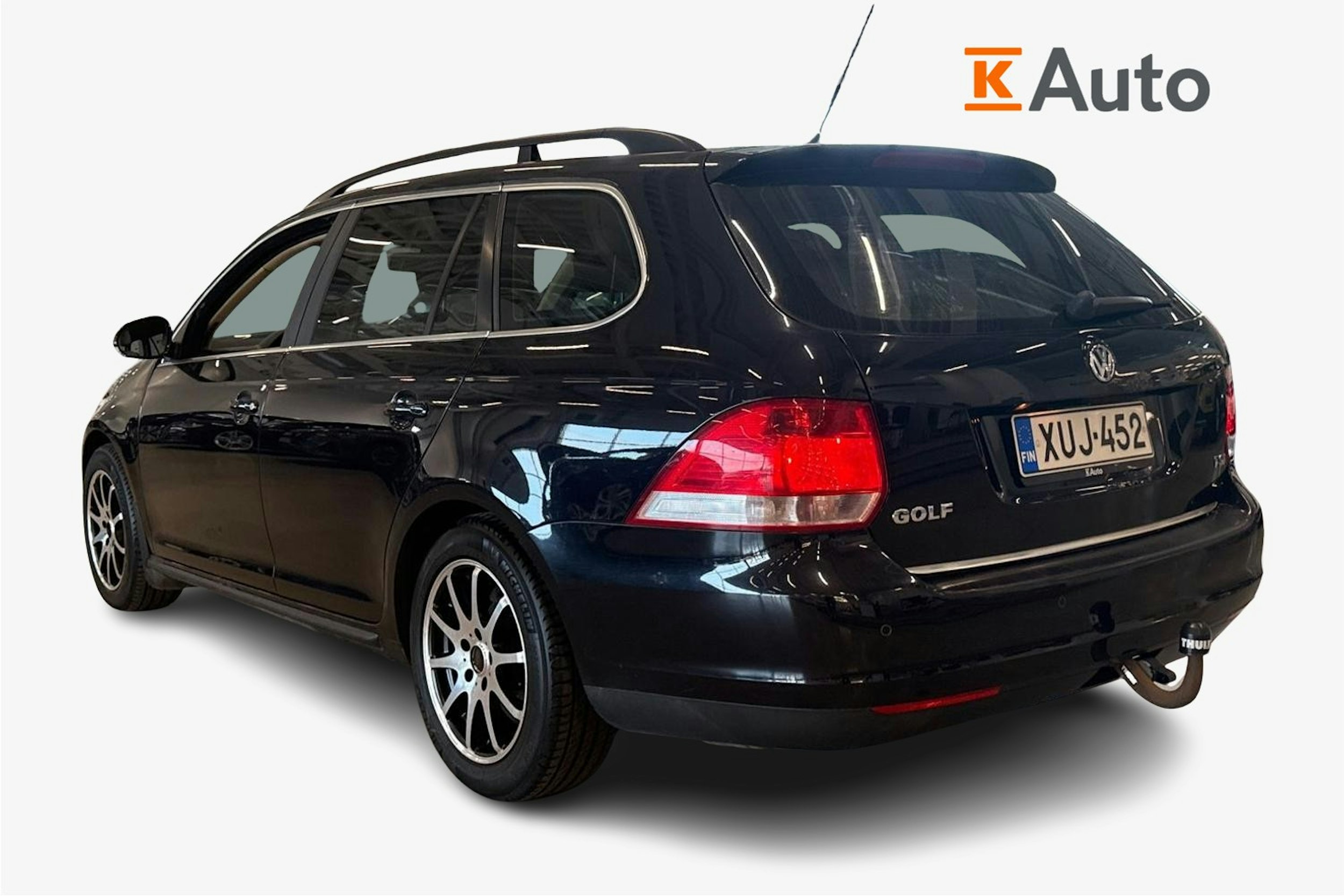 musta Volkswagen Golf 2008 kuva 2.