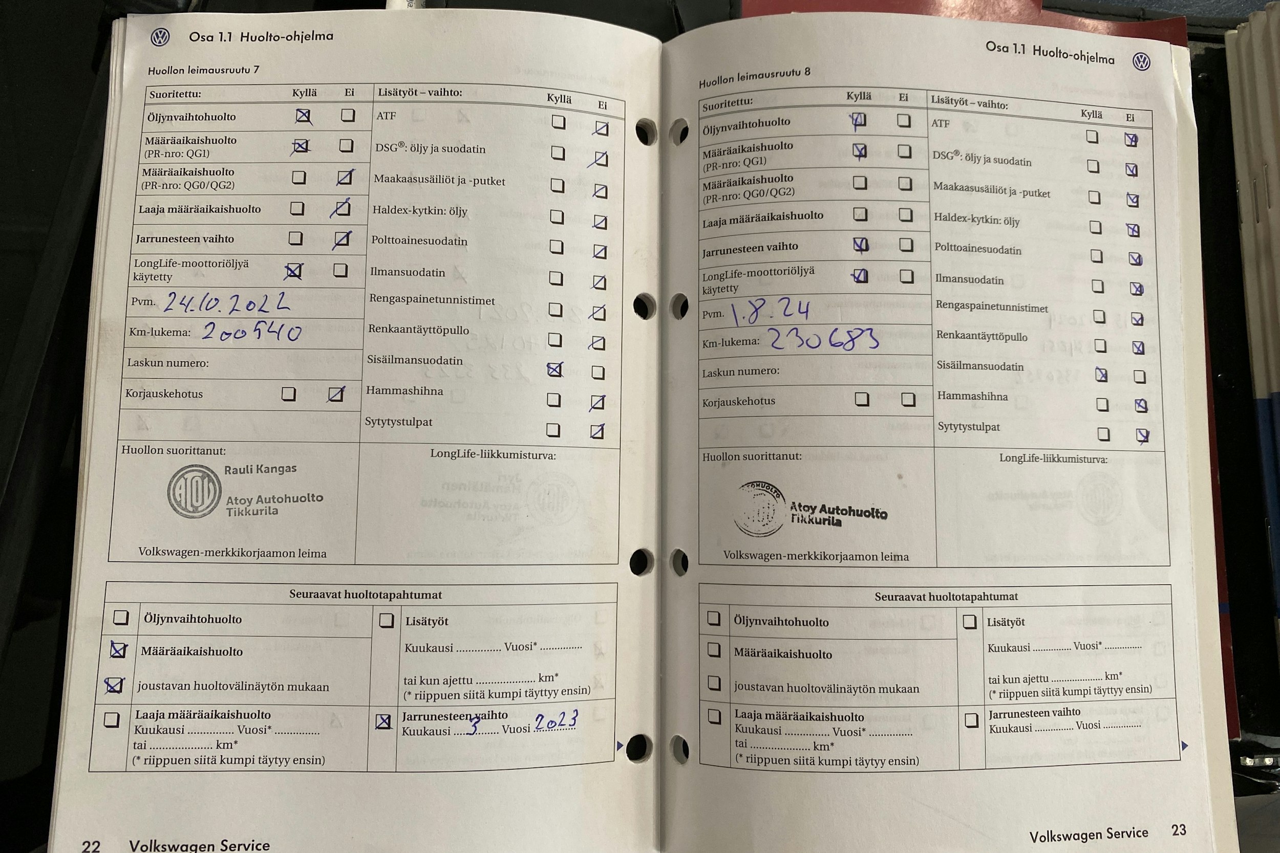sininen Volkswagen Golf 2009 kuva 25.