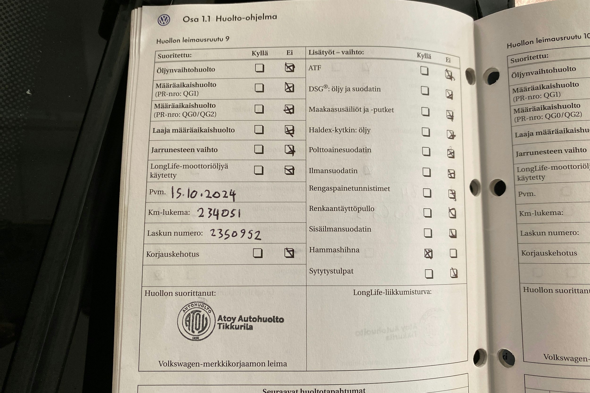 sininen Volkswagen Golf 2009 kuva 26.