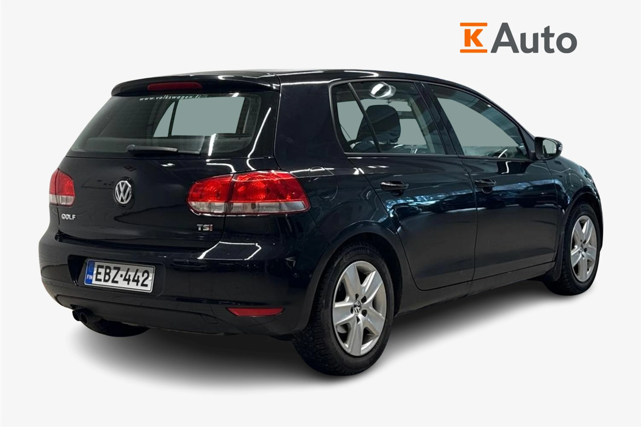 musta Volkswagen Golf 2009 kuva 2.