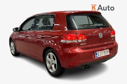 punainen Volkswagen Golf 2009 kuva 2.