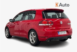 punainen Volkswagen Golf 2009 kuva 2.