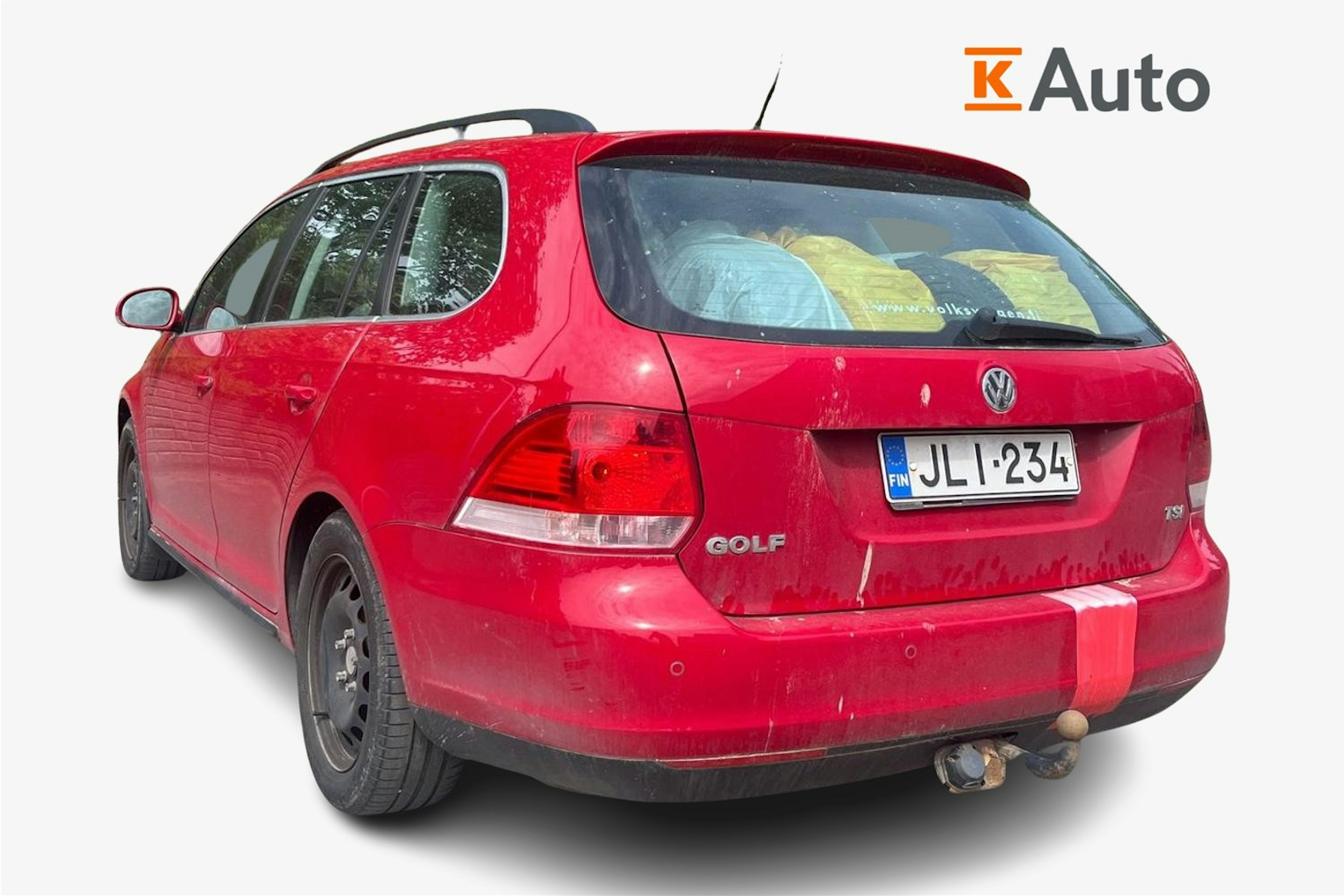 Punainen Volkswagen GOLF 2009 kuva 2.