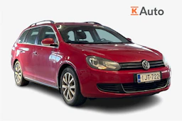 punainen Volkswagen Golf 2010 kuva 1.