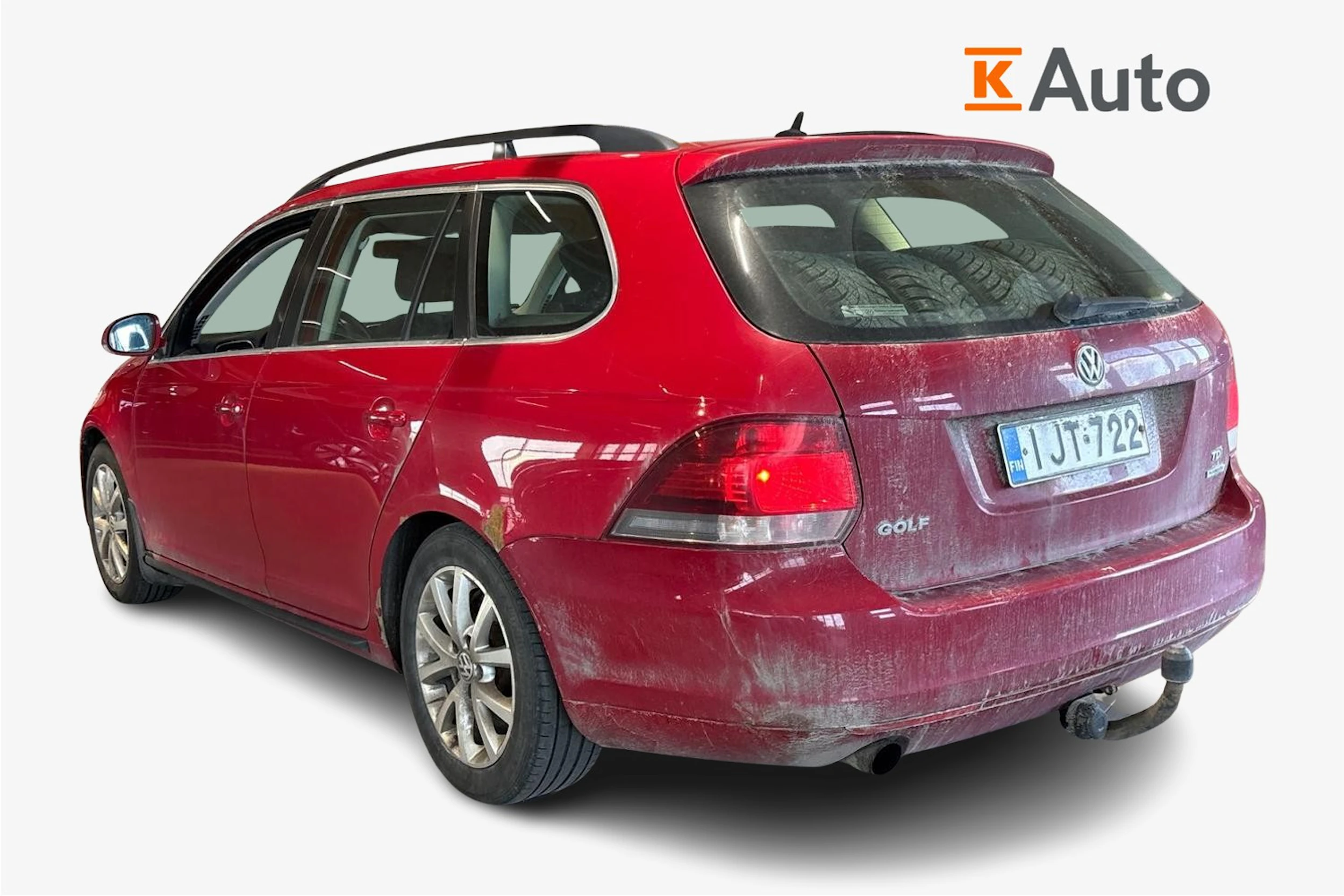 punainen Volkswagen Golf 2010 kuva 2.