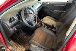 punainen Volkswagen Golf 2010 kuva 6.