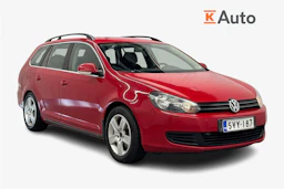 punainen Volkswagen Golf 2010 kuva 1.