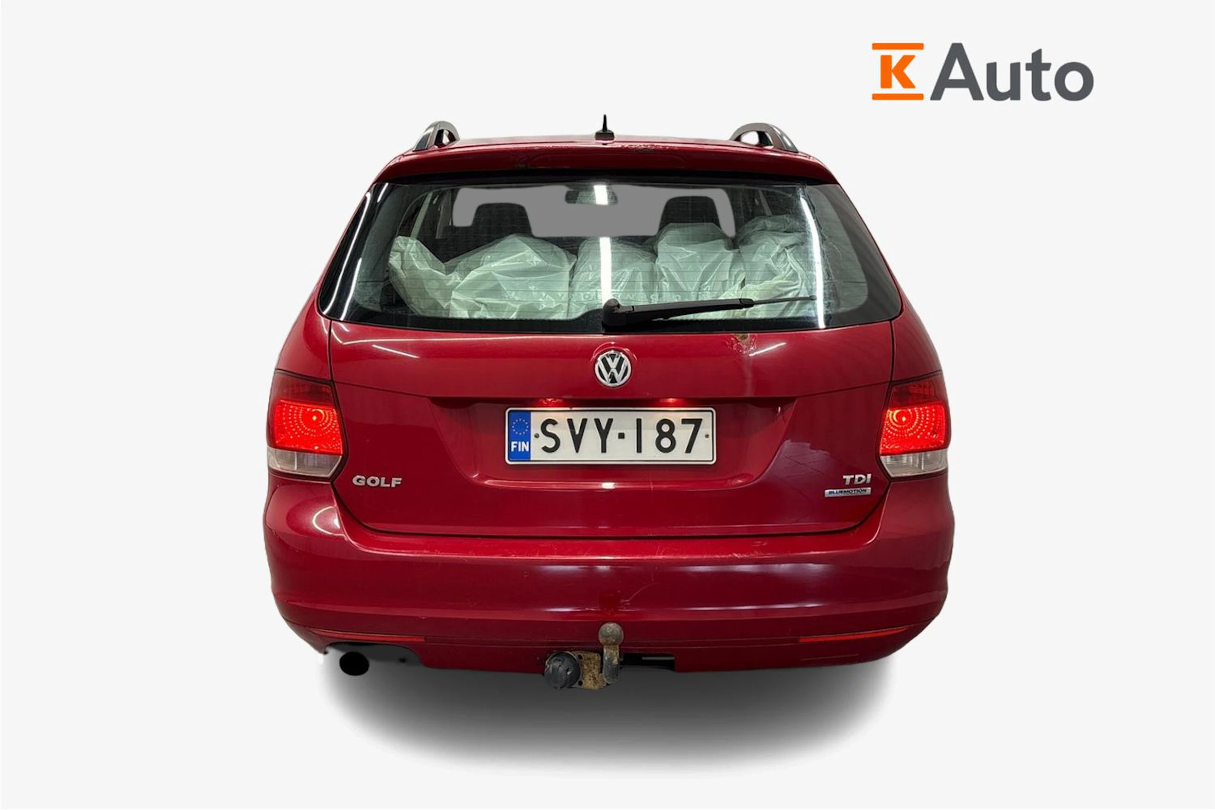 punainen Volkswagen Golf 2010 kuva 3.