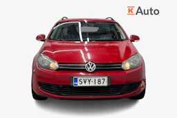 punainen Volkswagen Golf 2010 kuva 4.