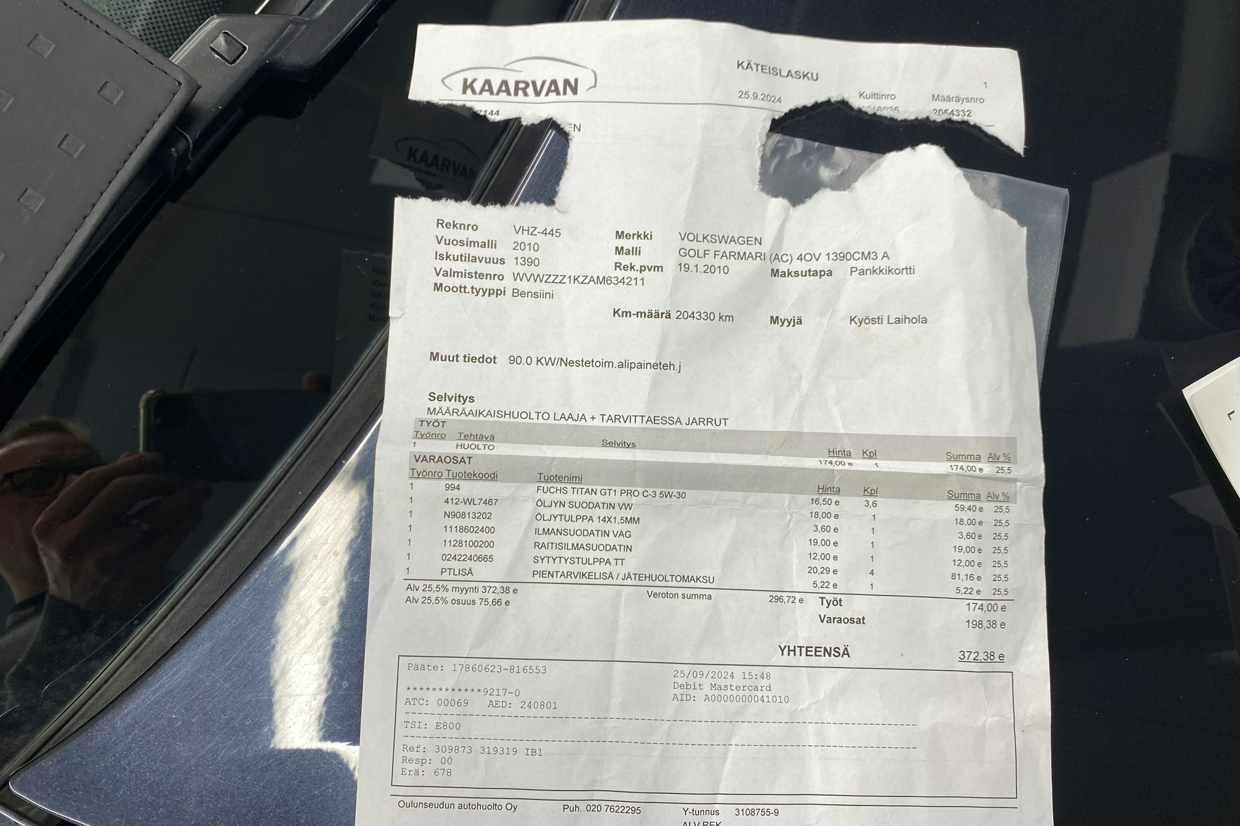 musta Volkswagen Golf 2010 kuva 32.