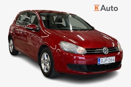 punainen Volkswagen Golf 2011 kuva 1.