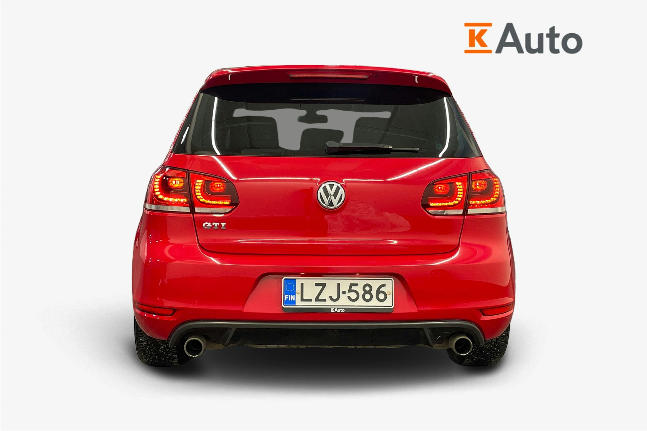 punainen Volkswagen Golf 2011 kuva 3.