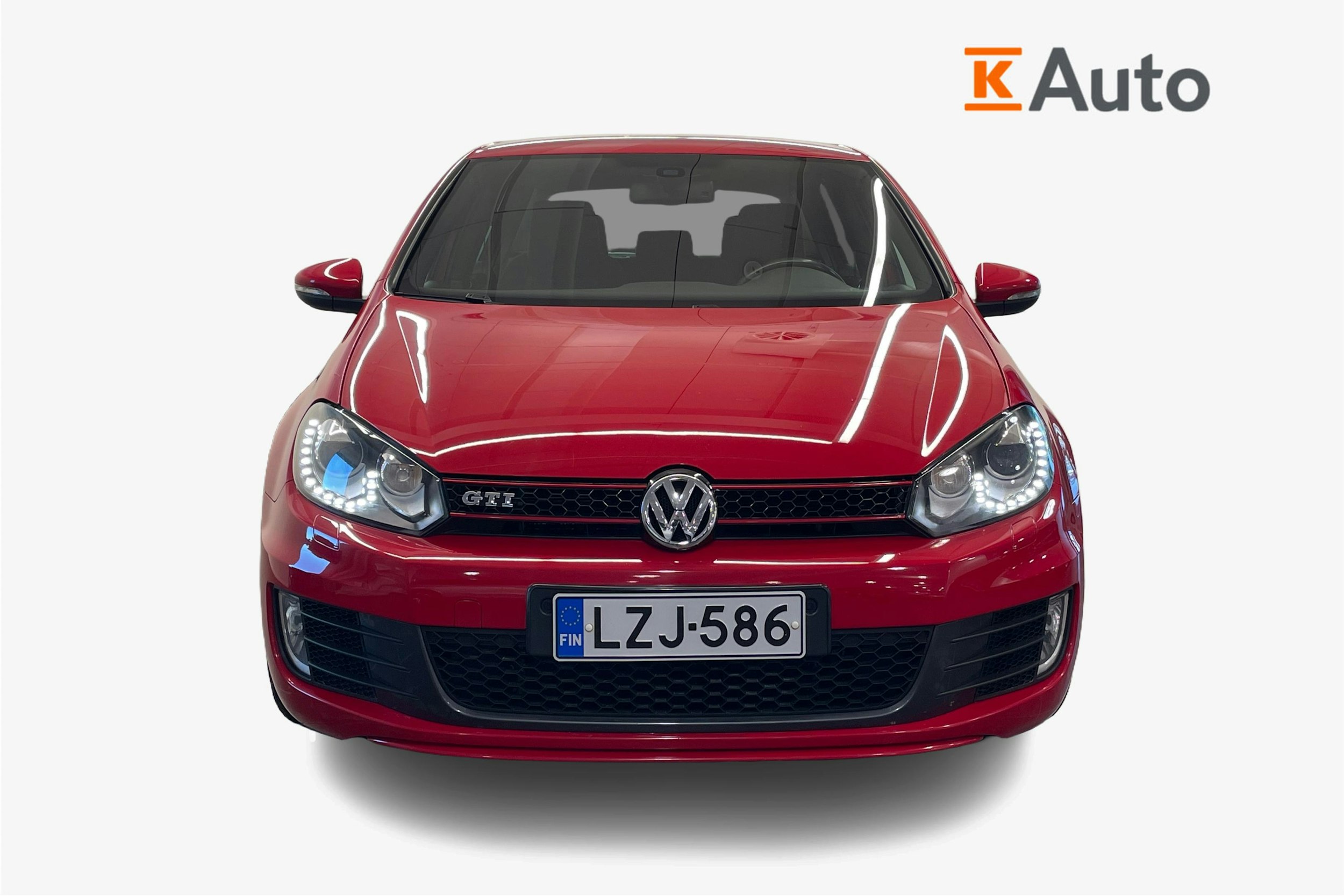 punainen Volkswagen Golf 2011 kuva 4.