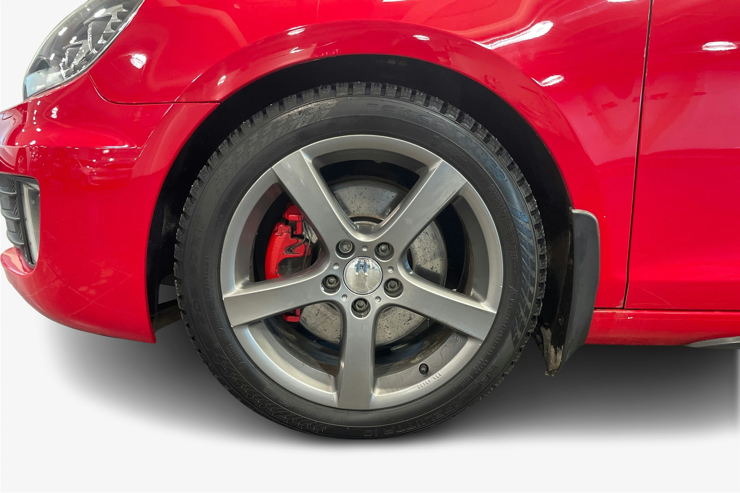 punainen Volkswagen Golf 2011 kuva 9.