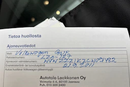 Sininen Volkswagen GOLF 2011 kuva 27.