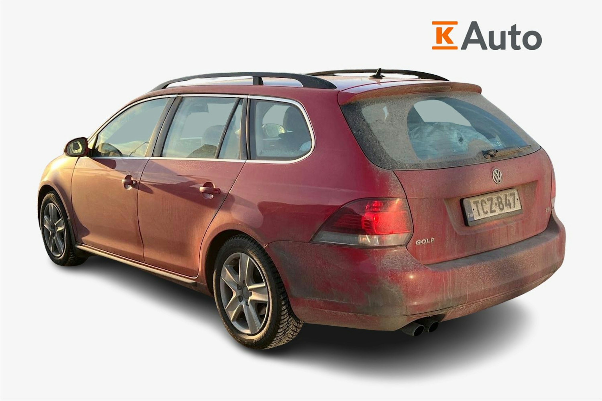 punainen Volkswagen Golf 2011 kuva 2.