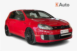 punainen Volkswagen Golf 2012 kuva 1.