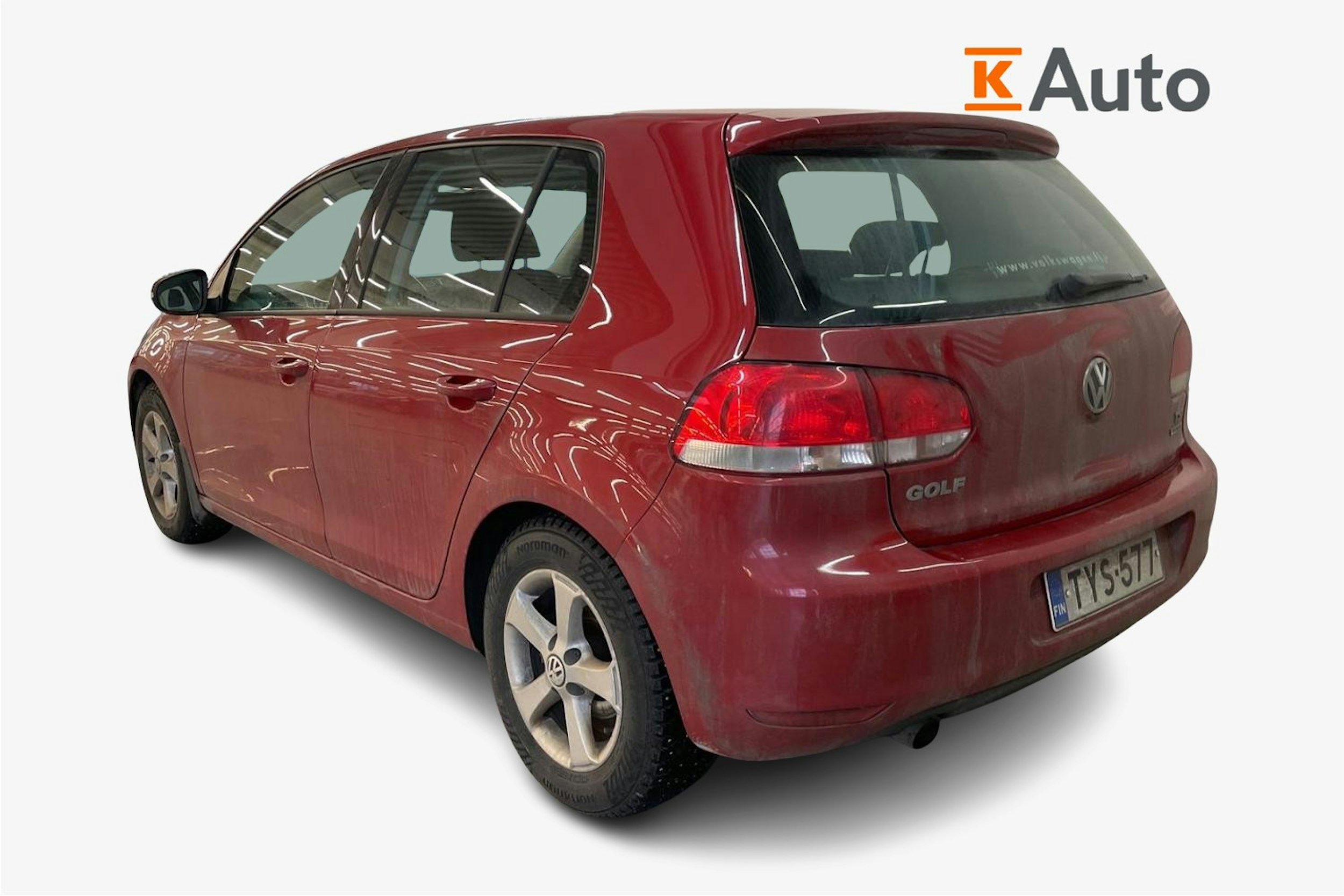 Punainen Volkswagen GOLF 2012 kuva 2.
