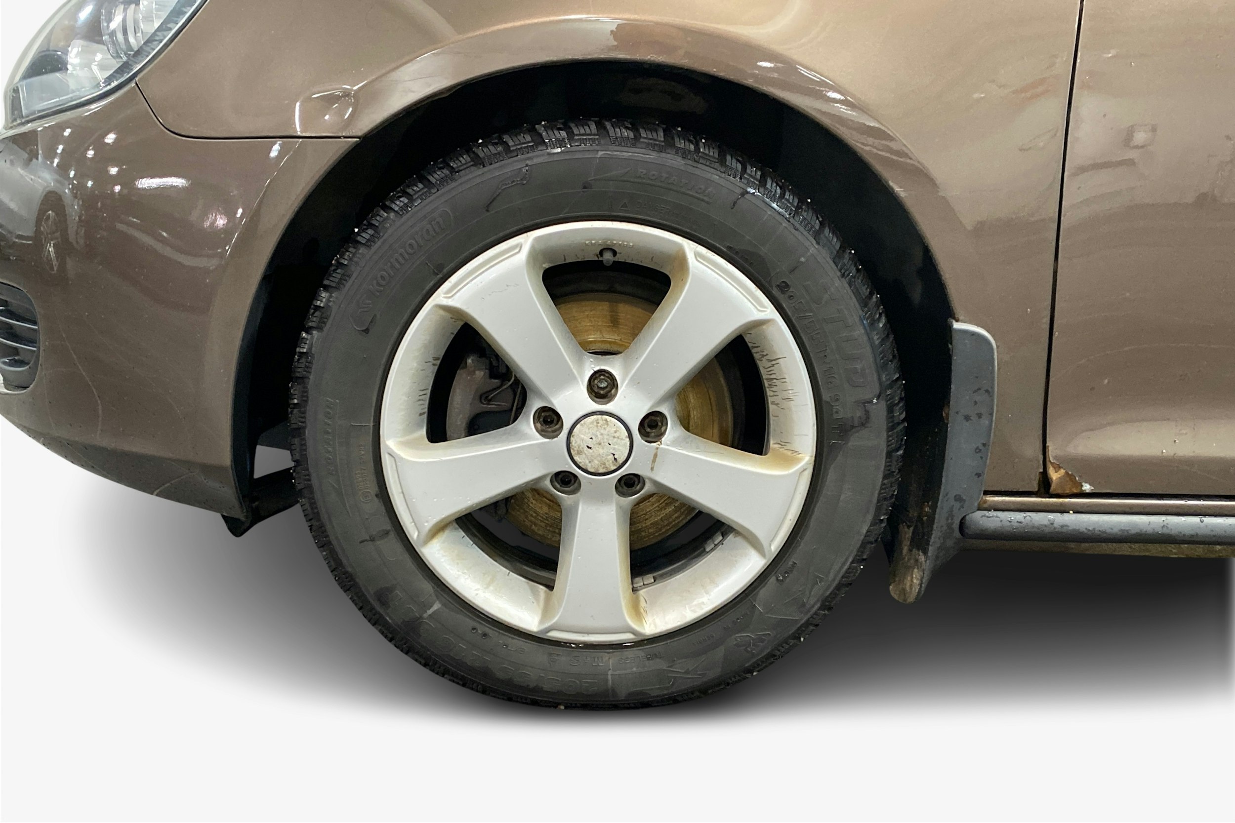 Ruskea (beige) Volkswagen GOLF 2012 kuva 9.