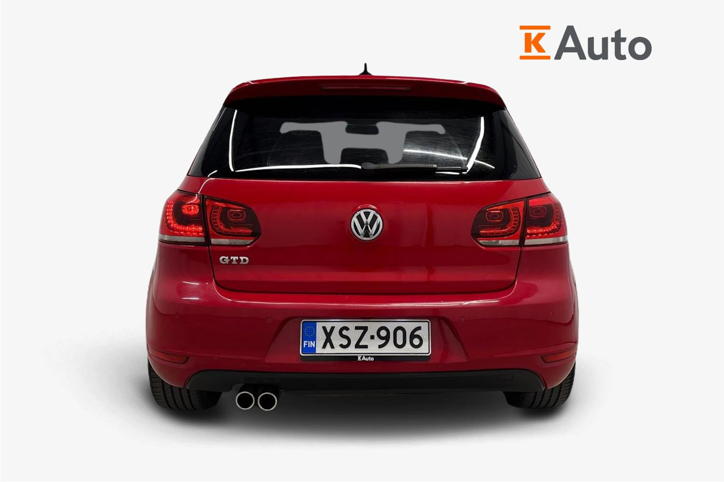 punainen Volkswagen Golf 2012 kuva 4.
