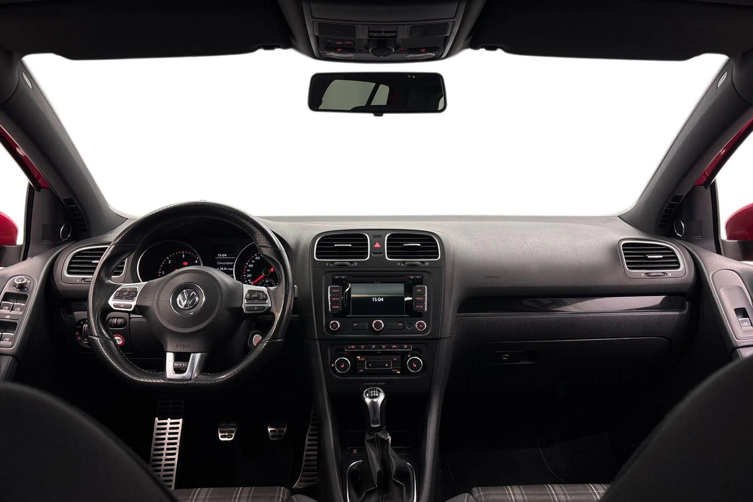 punainen Volkswagen Golf 2012 kuva 9.