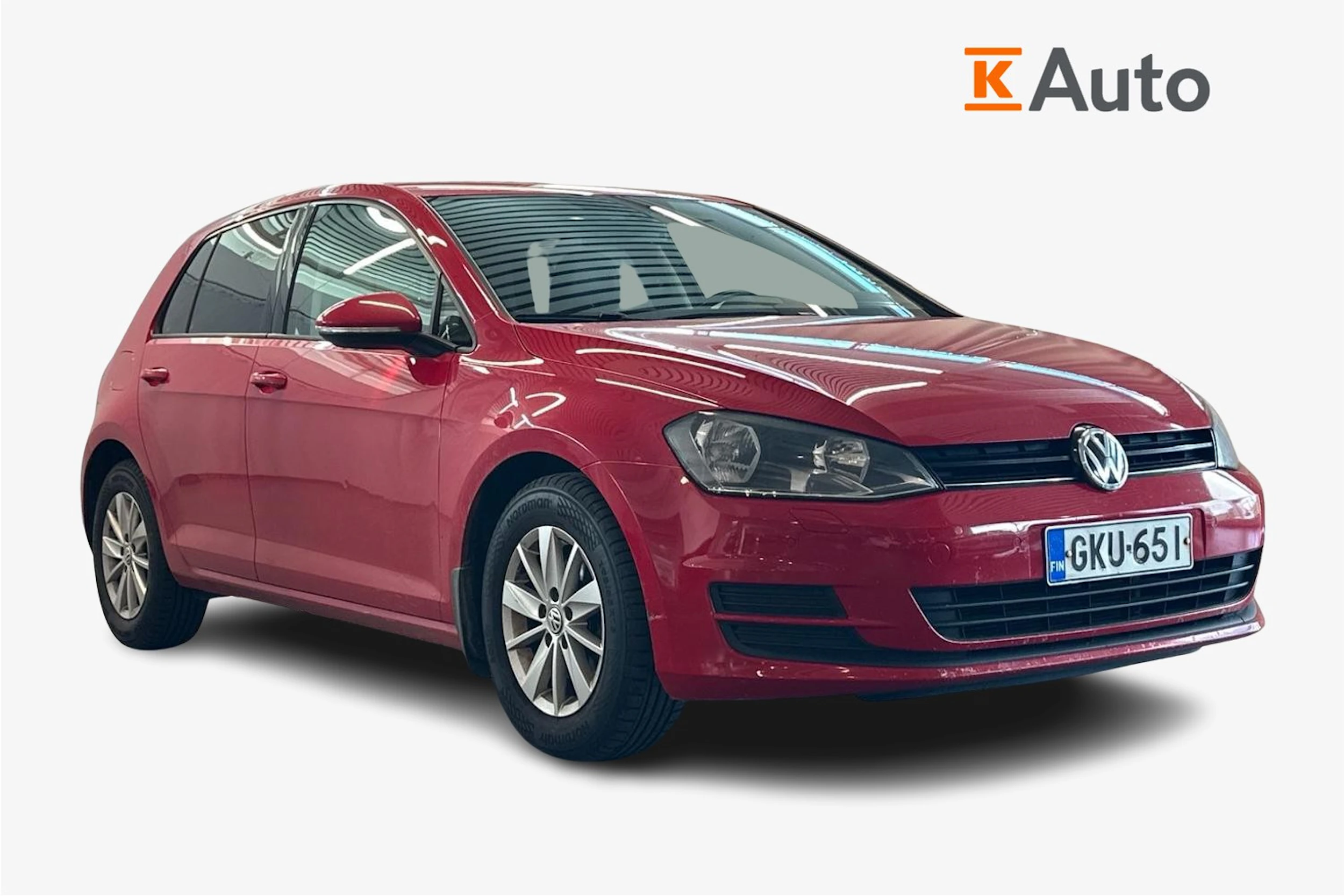 punainen Volkswagen Golf 2013 kuva 1.
