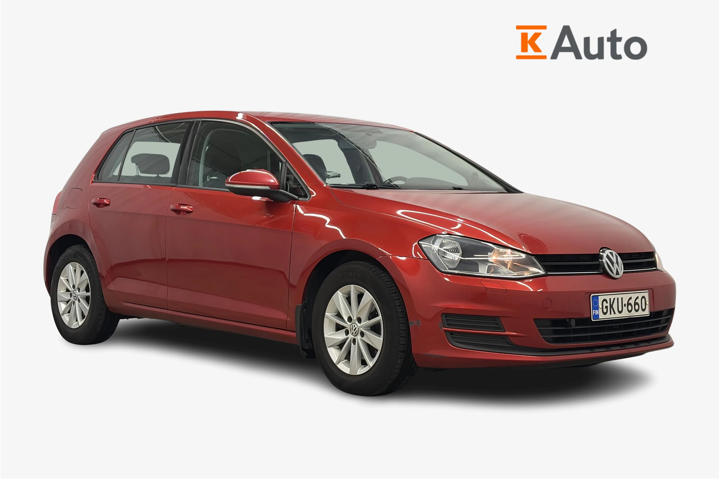 punainen Volkswagen Golf 2013 kuva 1.